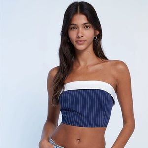 Fold over tube top